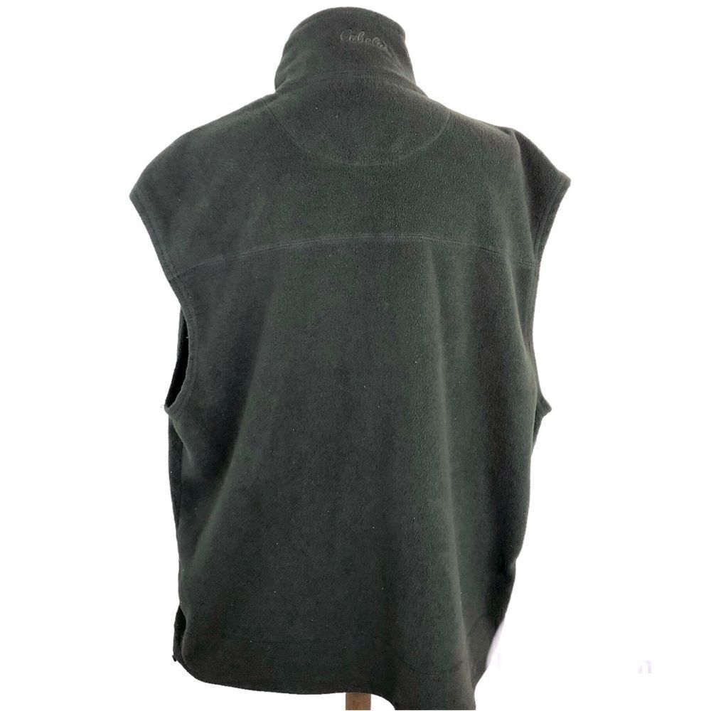 CABELA’S PLUSH FLEECE VEST - Picture 3 of 8